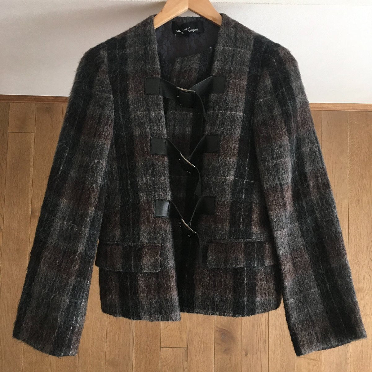 Comme des Garcons tricot Collarless Coat