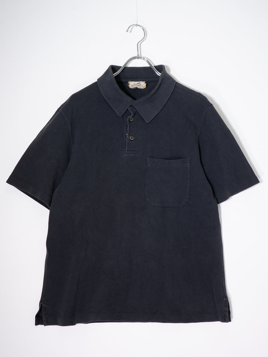 Hermes Short Sleeve H Pocket Pique Polo Shirt