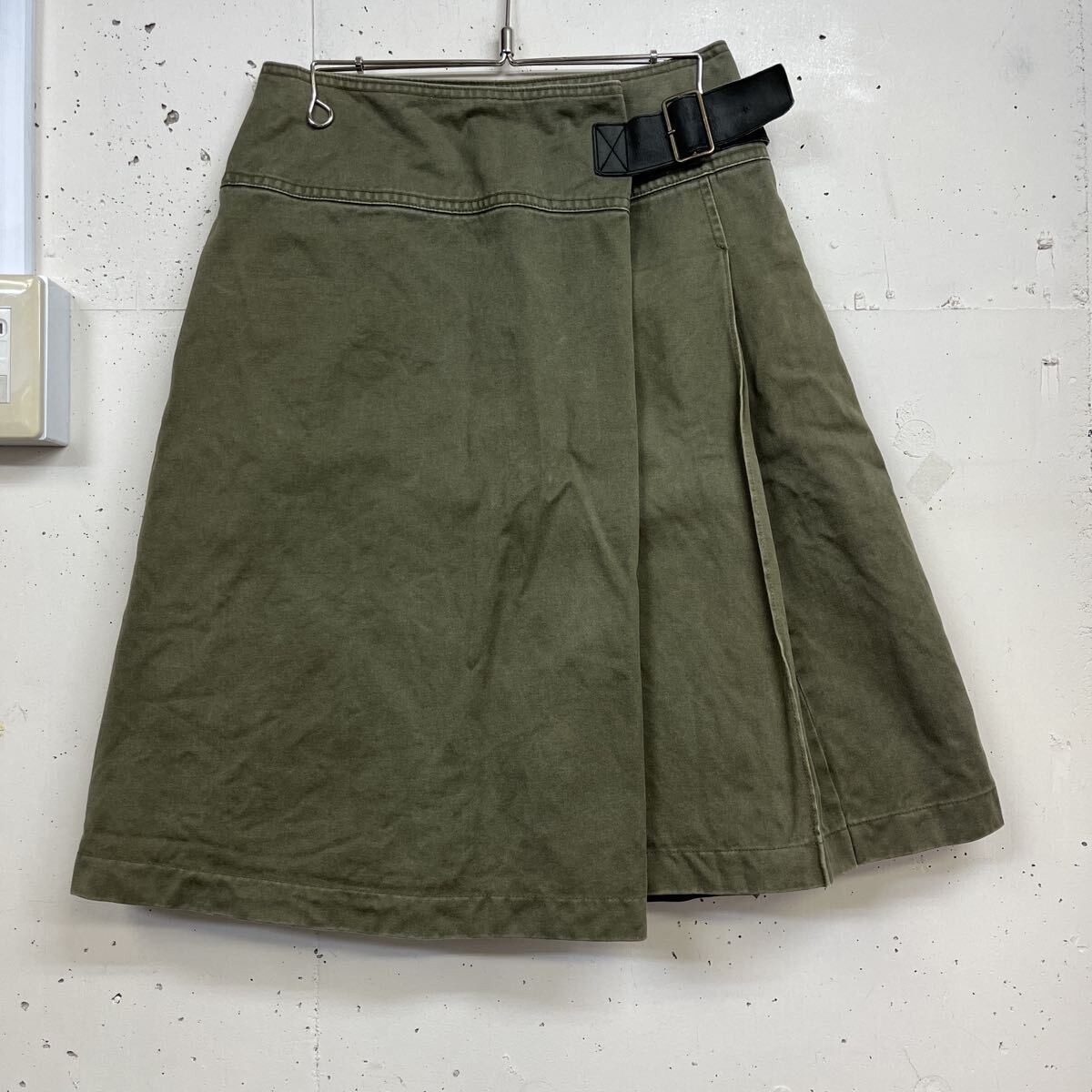 Tricot Comme des Garcons Cotton Wrap Pleated Skirt