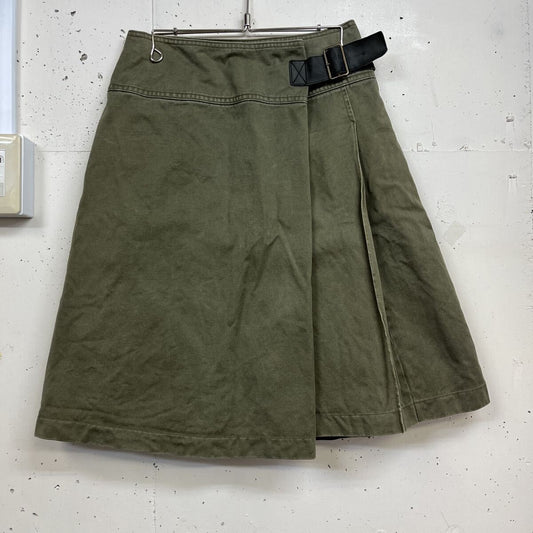 Tricot Comme des Garcons Cotton Wrap Pleated Skirt