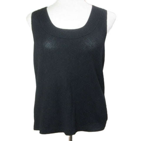 Yves Saint Laurent Rive Gauche Sleeveless Wool Knit Top