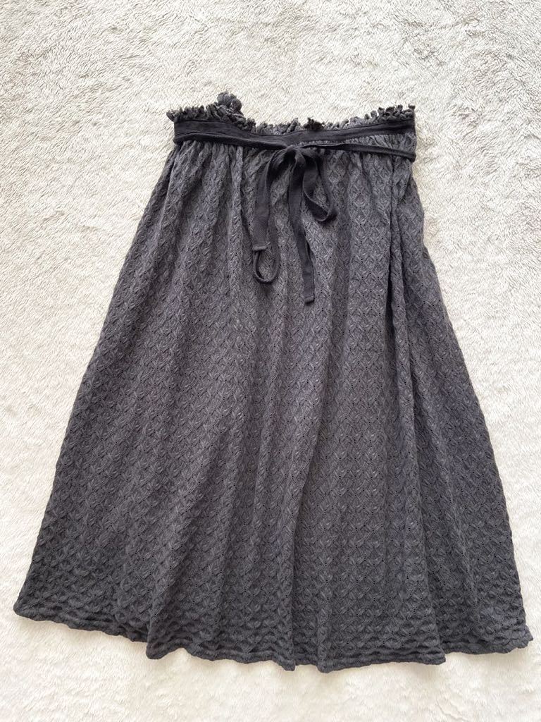 Y's Lace Knit Wrap Skirt