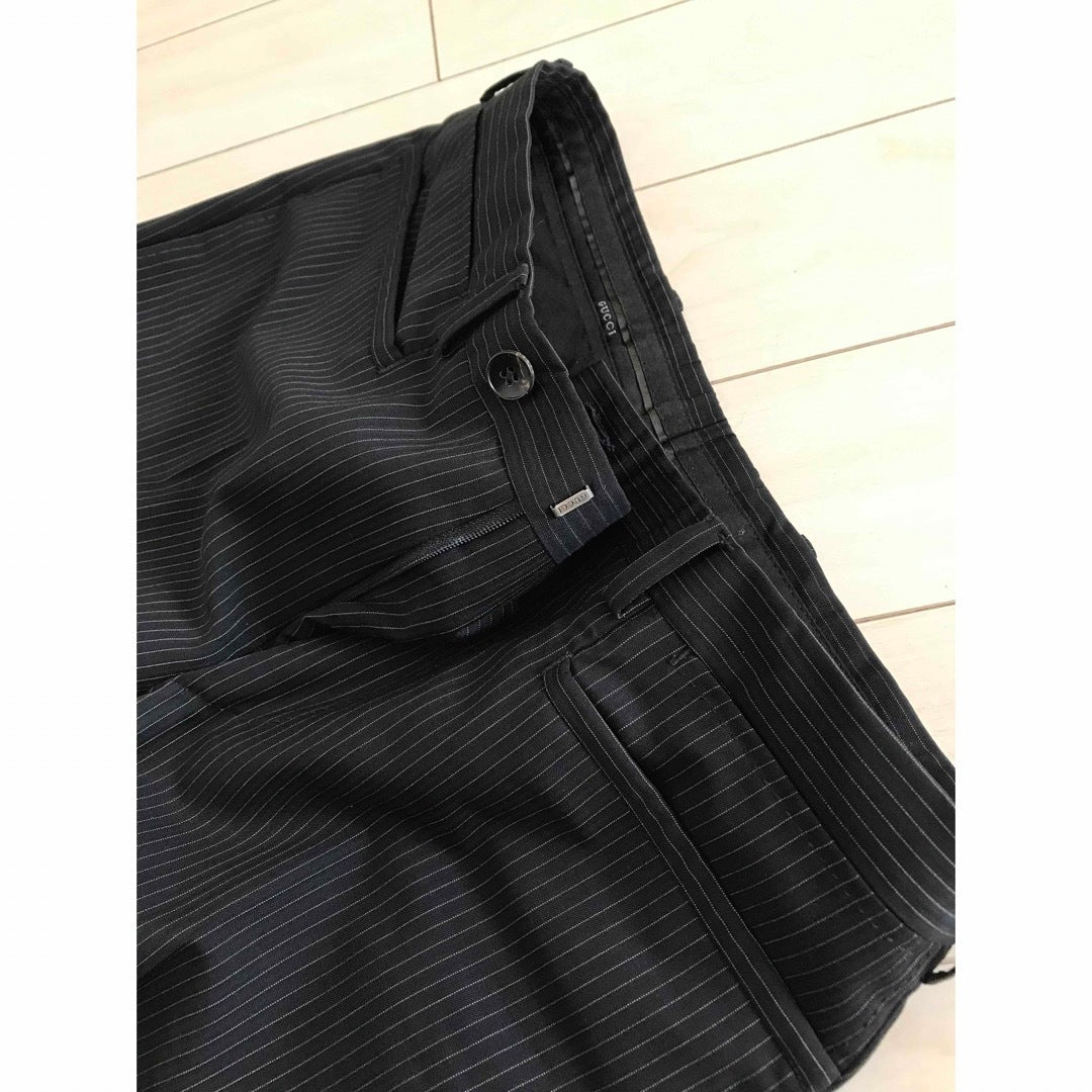 Gucci Pinstripe Bootleg Trousers