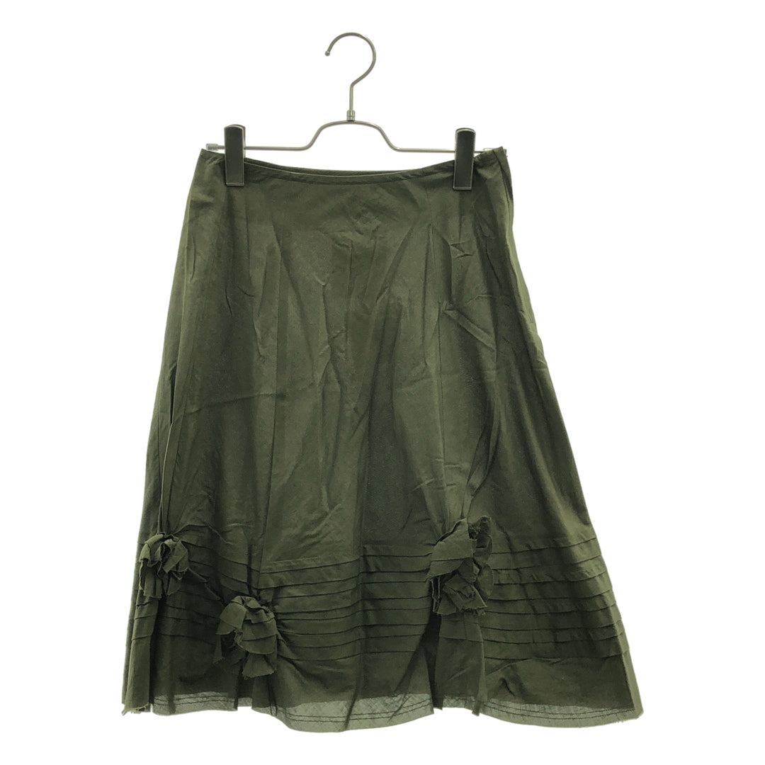 Comme des Garcons tricot Floral Motif Skirt