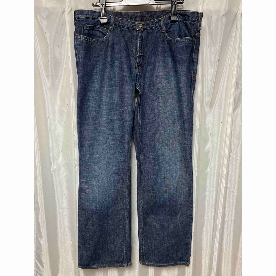Prada Straight Low Rise Denim Pants