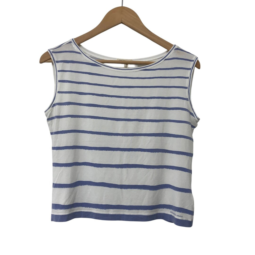 Hermes Striped Sleeveless Top