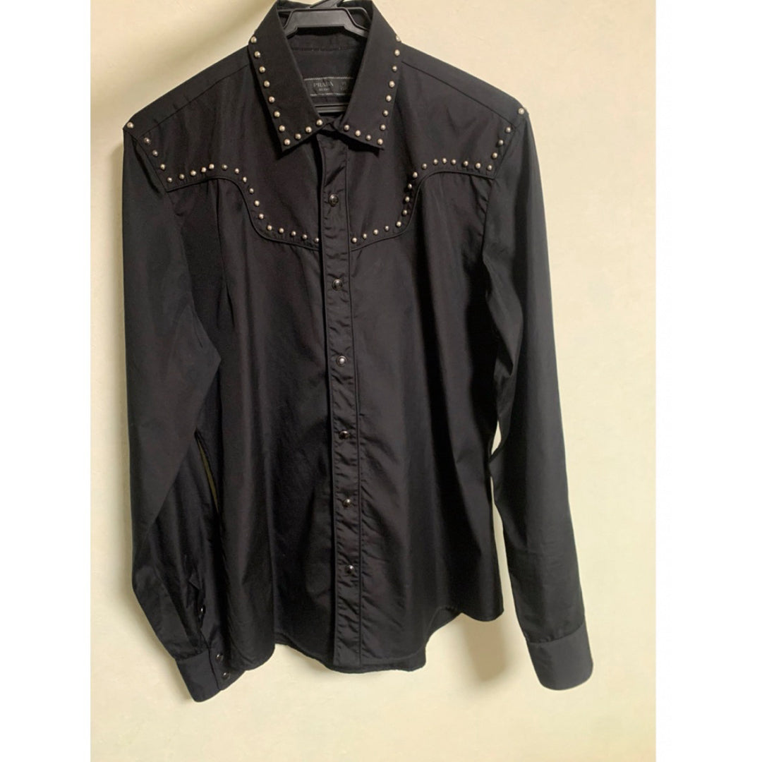 Prada Studded Western Shirt