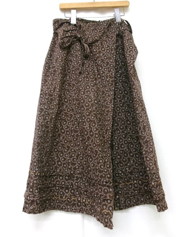 Tricot Comme des Garcons Patterned Wrap Skirt