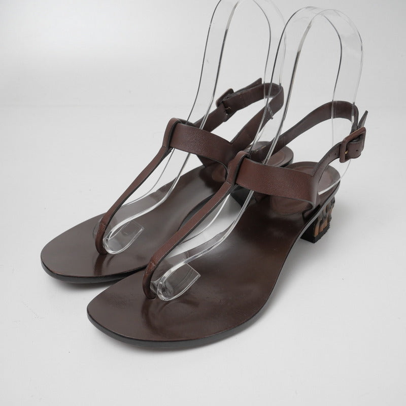 Gucci Bamboo Heel Thong Sandals