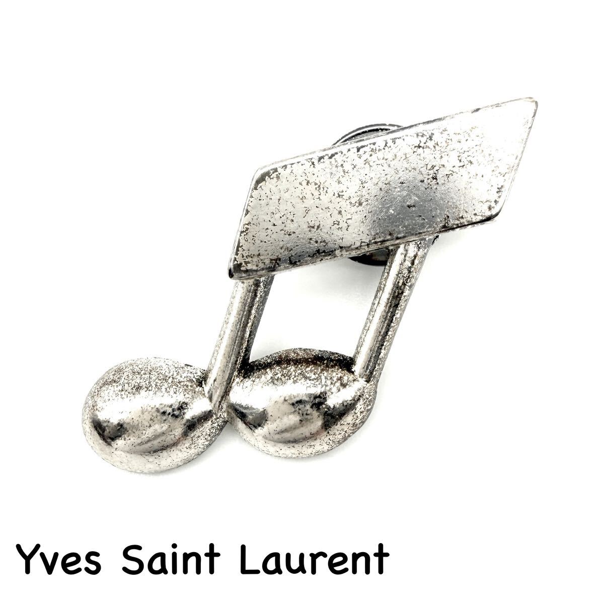 Yves Saint Laurent Music Note Brooch