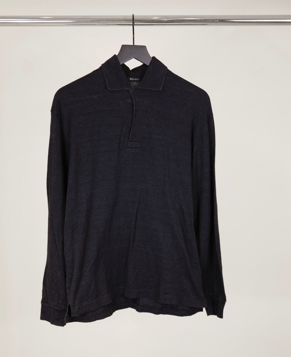 Y's for Men by Yohji Yamamoto Long Sleeve Polo Shirt