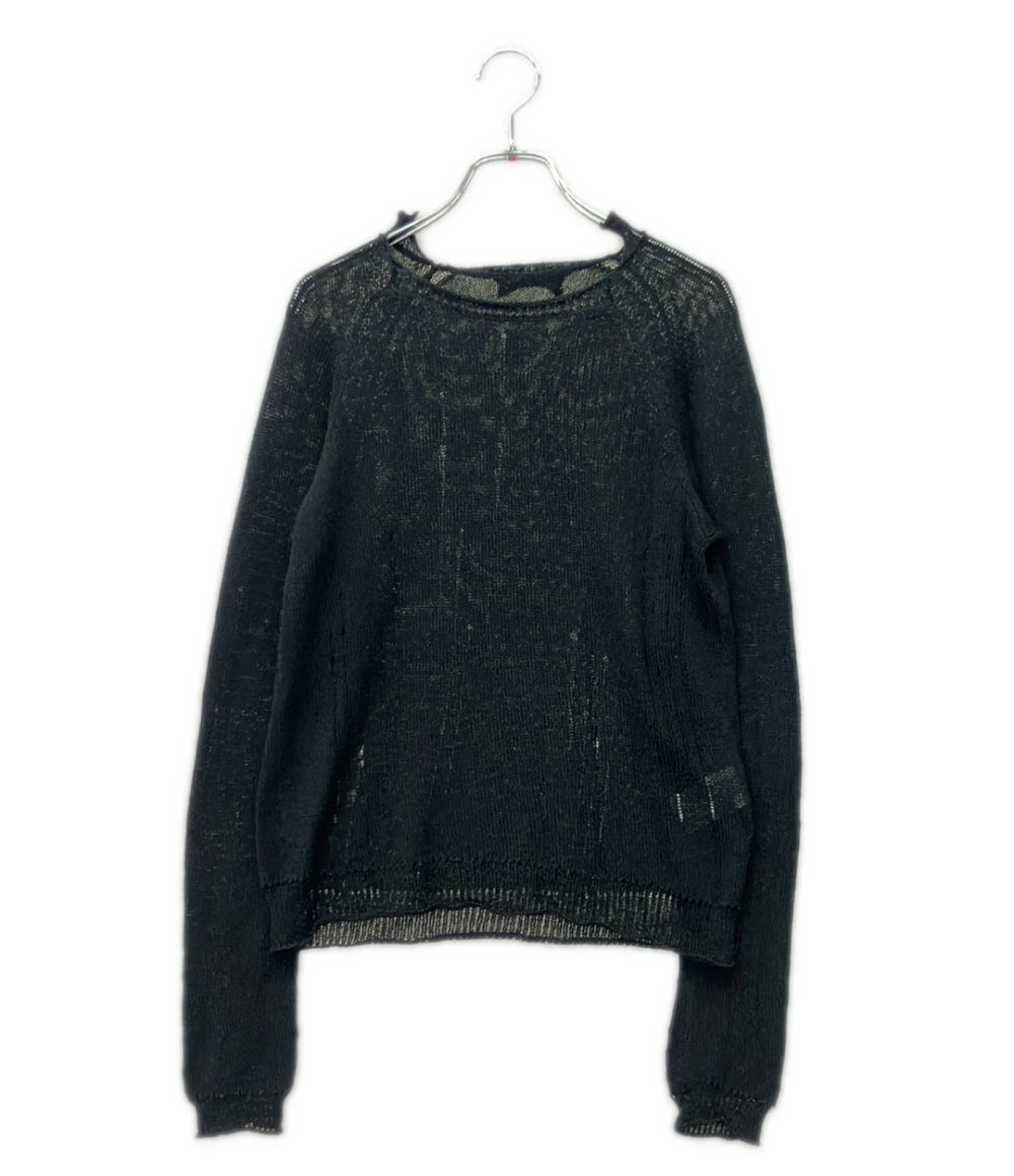 Yohji Yamamoto Femme Distressed Knit Top