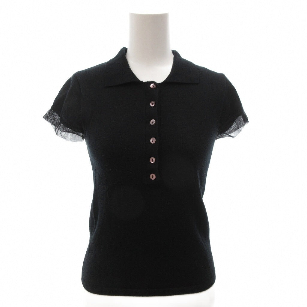 Emporio Armani Silk Knit Polo Shirt