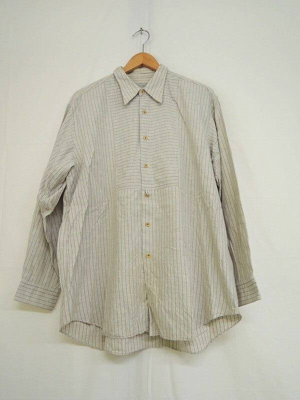 Comme des Garcons Homme Patchwork Stripe Long-Sleeve Shirt