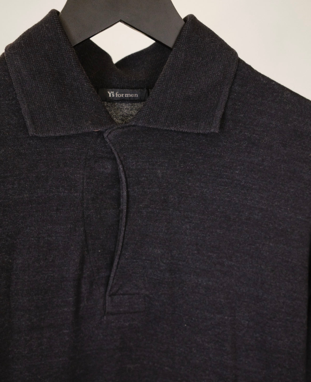 Y's for Men by Yohji Yamamoto Long Sleeve Polo Shirt