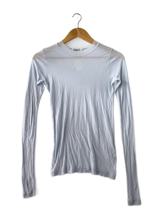 AURALEE Giza Super High Gauge Sheer Rib Long Sleeve T-Shirt