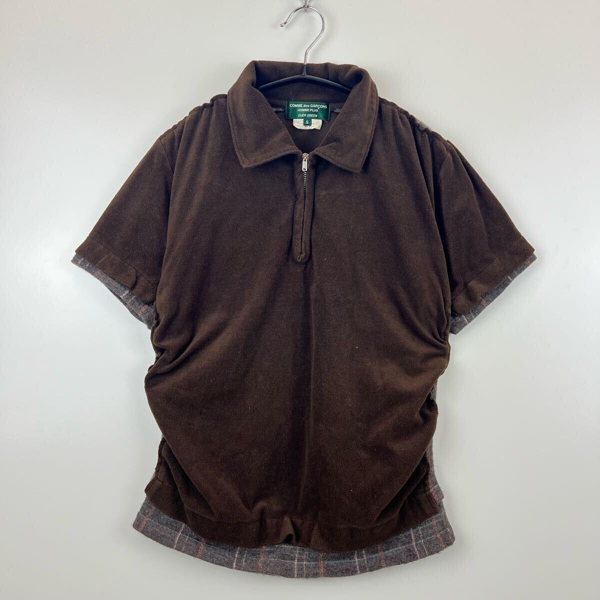 Comme Des Garcons Homme Plus Evergreen Zip Polo Shirt