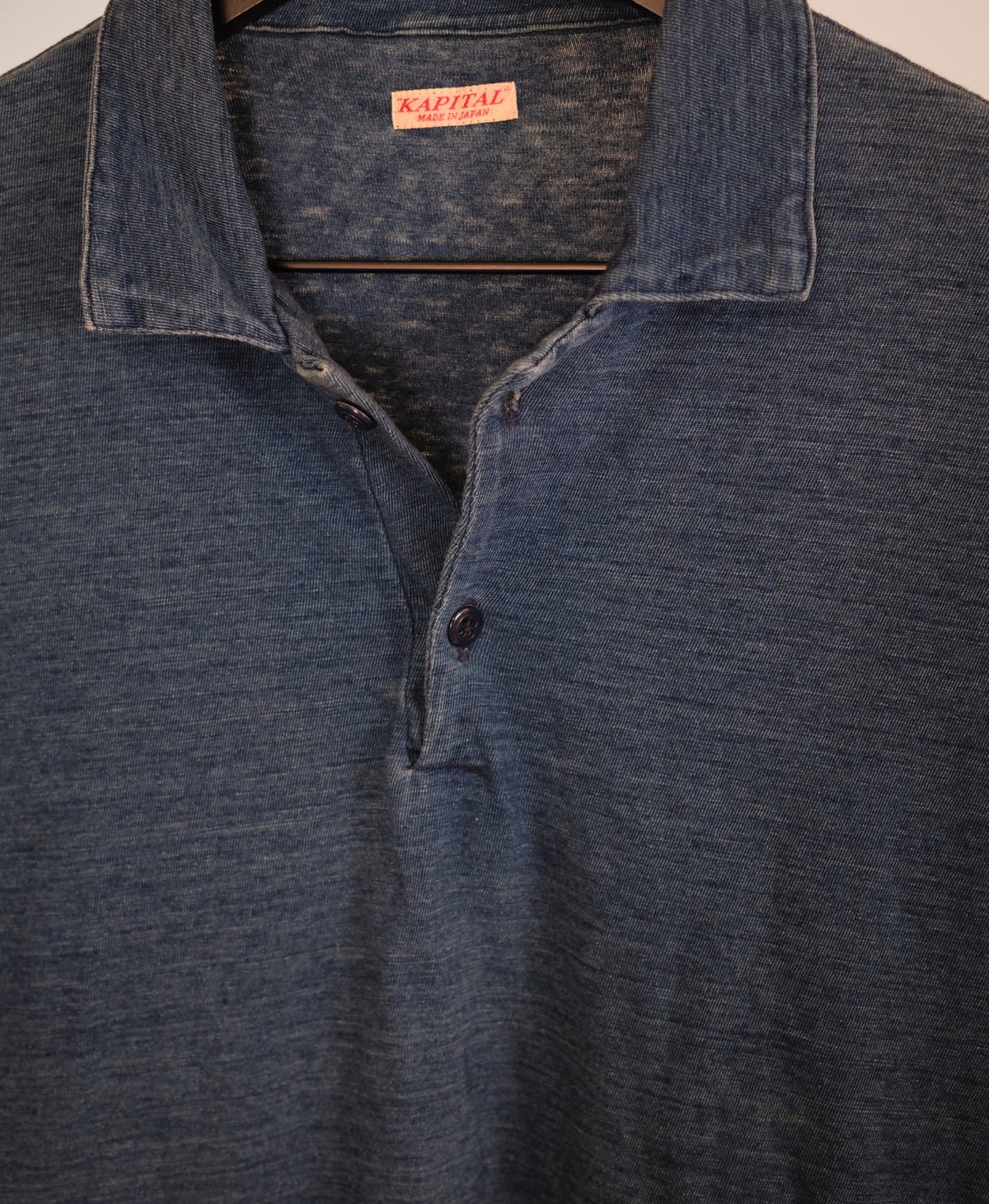 Kapital Indigo Polo Shirt