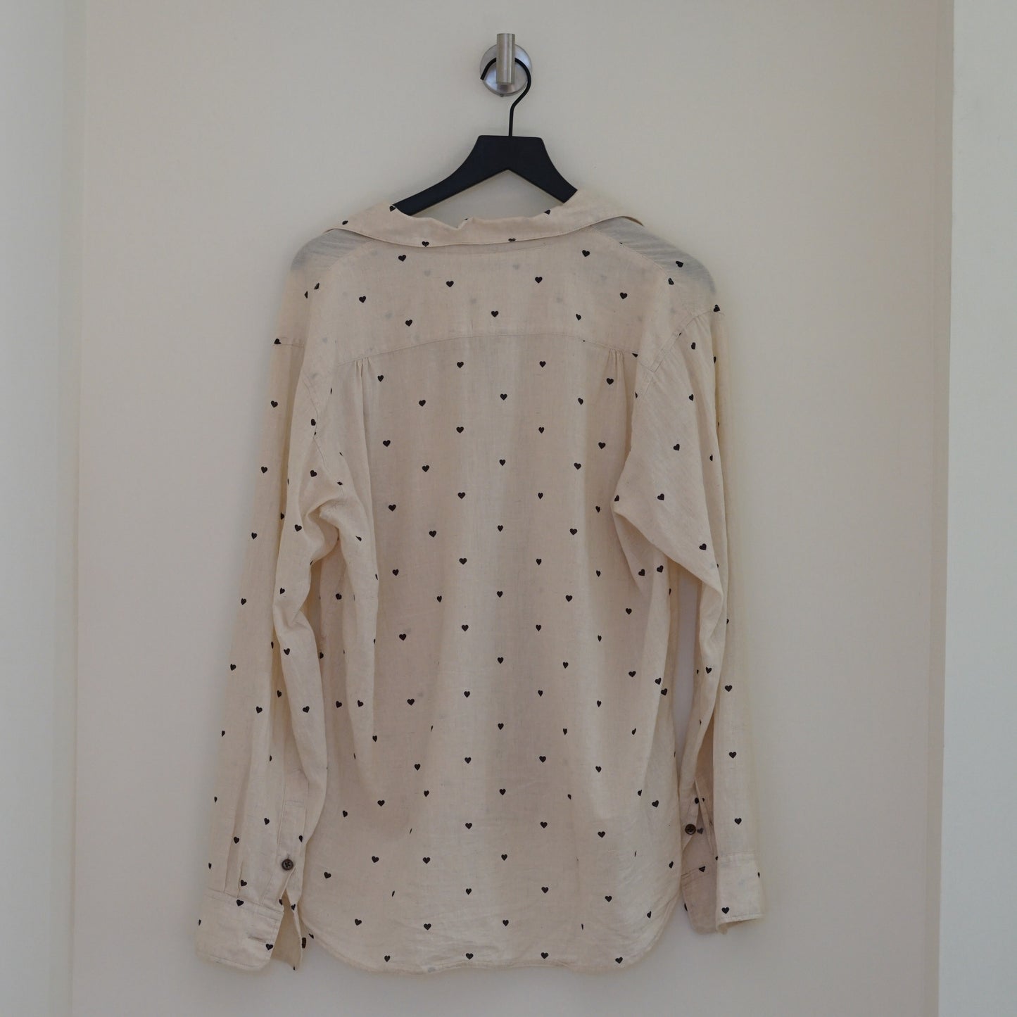 Kapital Polka-Heart Long-Sleeve Button-Up