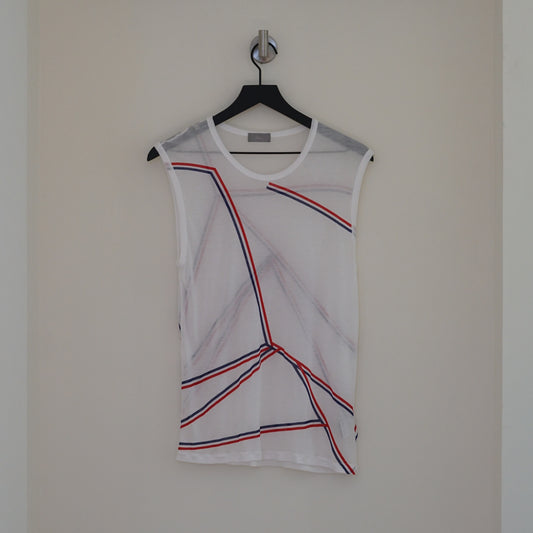 Dior Homme Striped Sleeveless Top