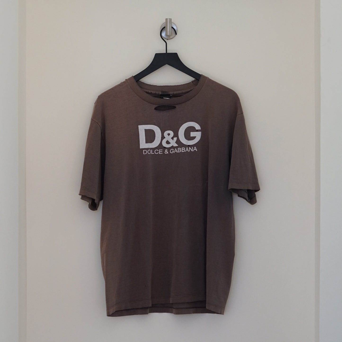 Dolce & Gabbana Distressed Logo T-Shirt