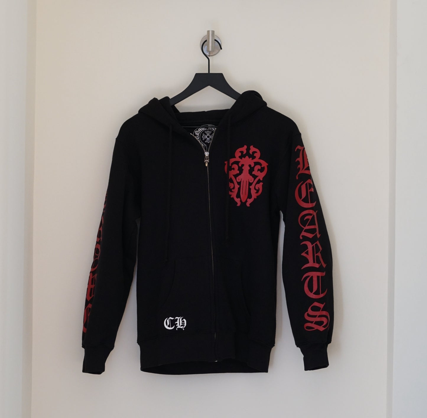 Chrome Hearts Dagger Zip-Up Hoodie