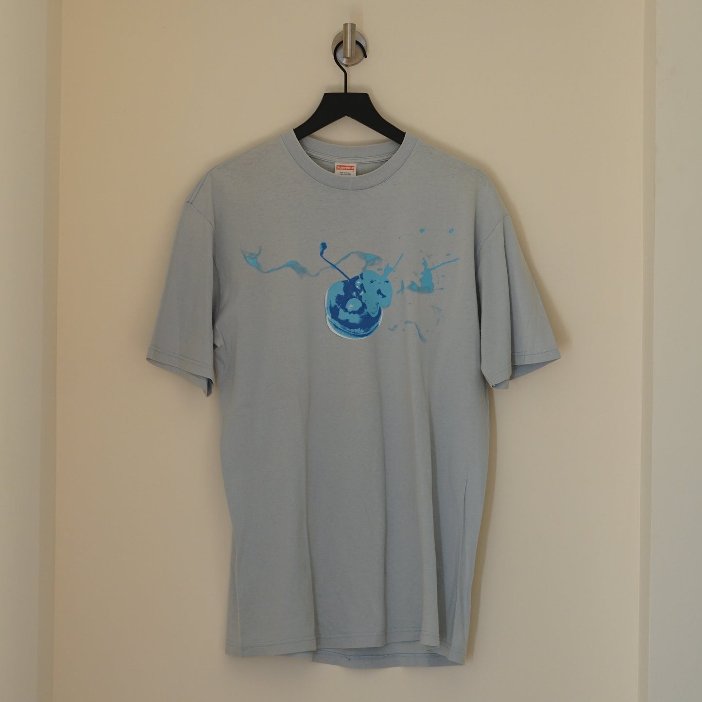 Supreme Blue "Popped Cherry" Sample T-Shirt