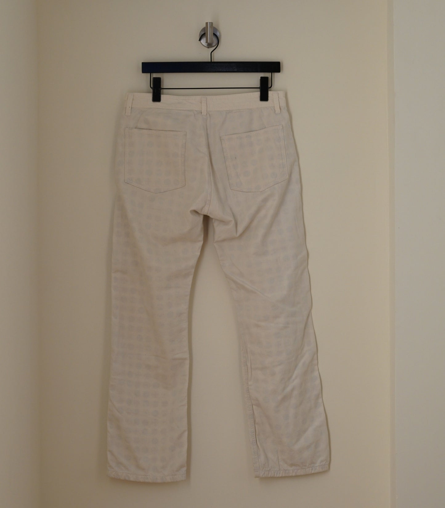 Comme des Garçon Homme White Flag Lined Pants