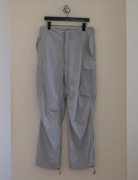 Auralee Drawstring Nylon Cargo Pants