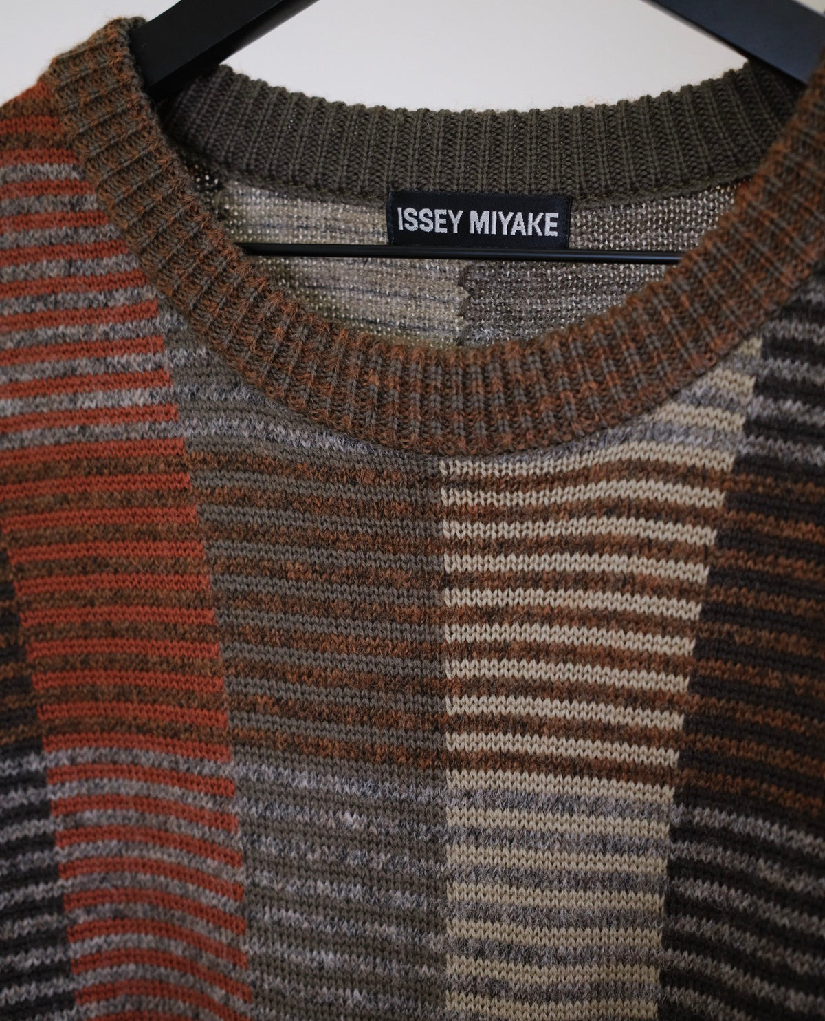 Issey Miyake Multicolor Design Knit Sweater