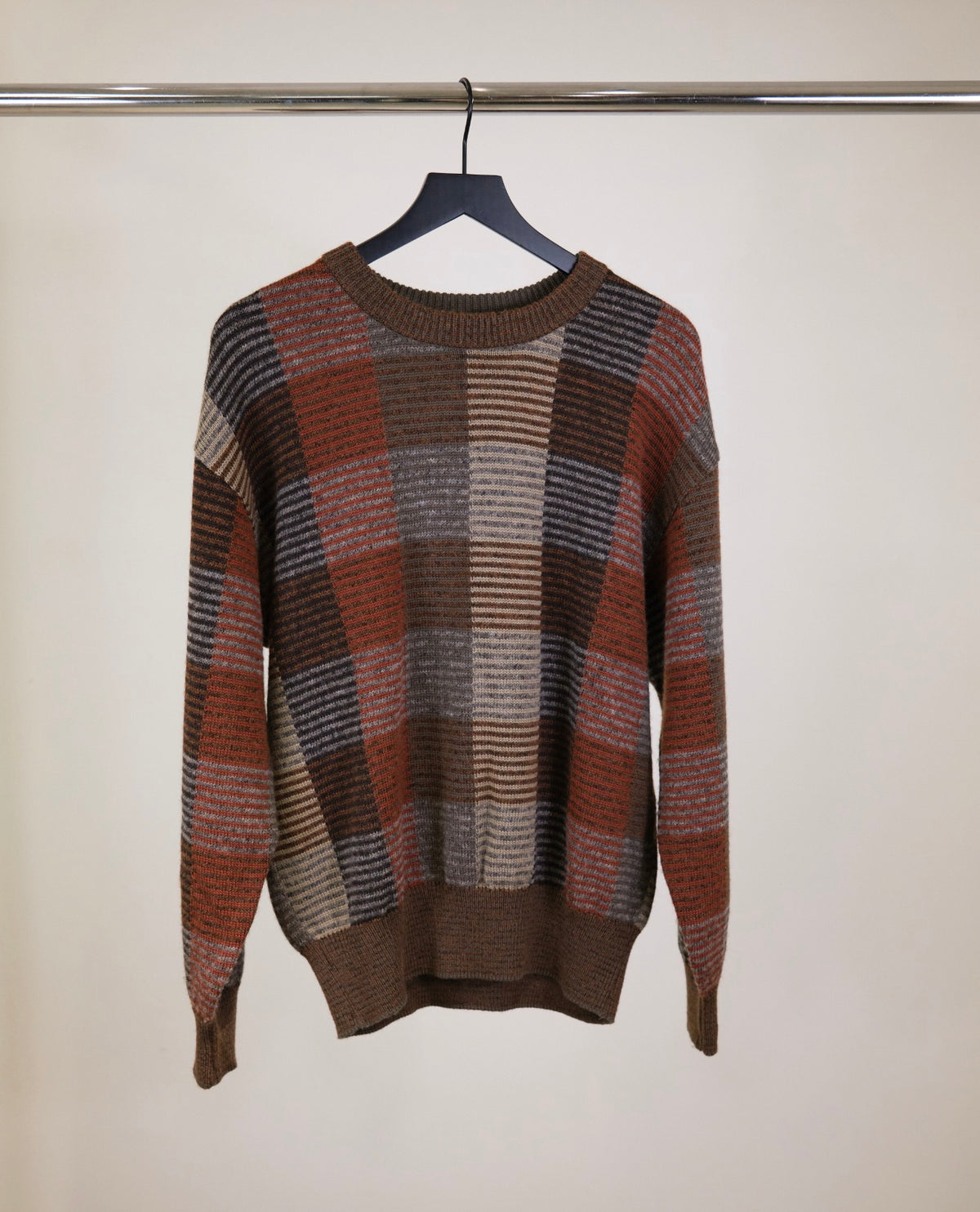 Issey Miyake Multicolor Design Knit Sweater