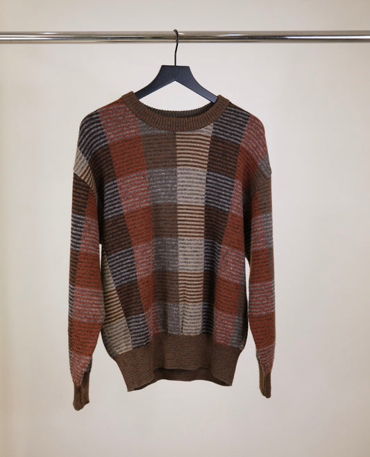 Issey Miyake Multicolor Design Knit Sweater