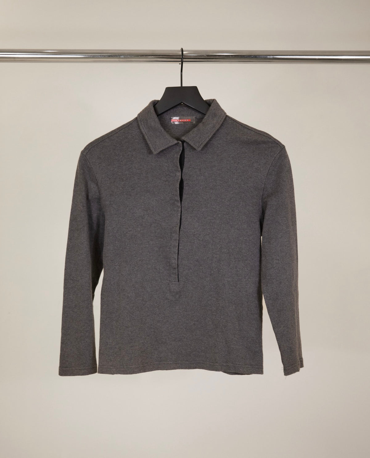 Prada Sport Half Buttoned Polo Shirt