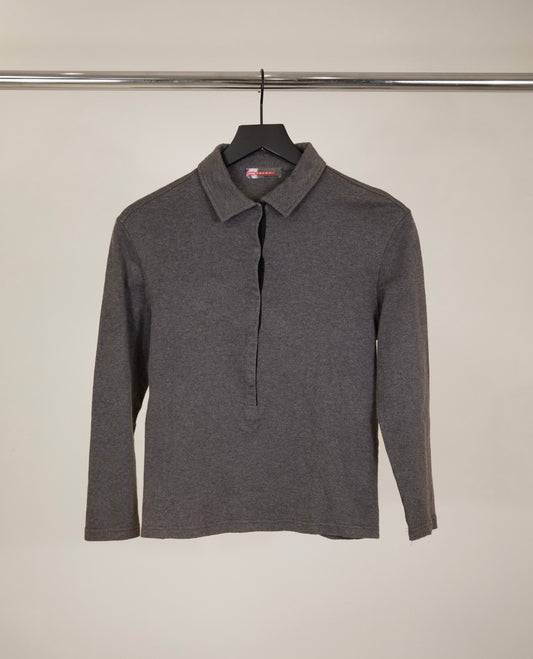 Prada Sport Half Buttoned Polo Shirt