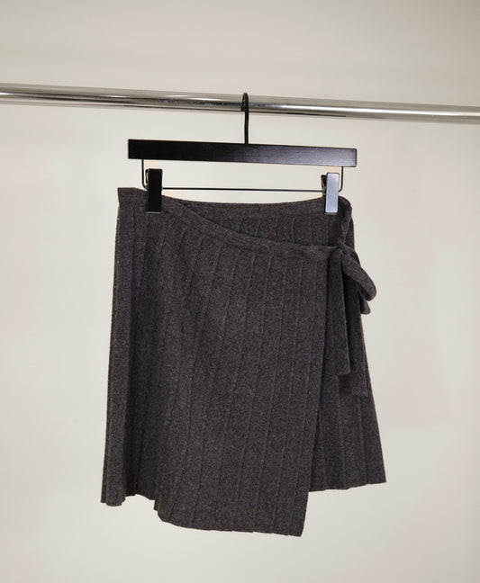 Emporio Armani Knit Wrap Skirt