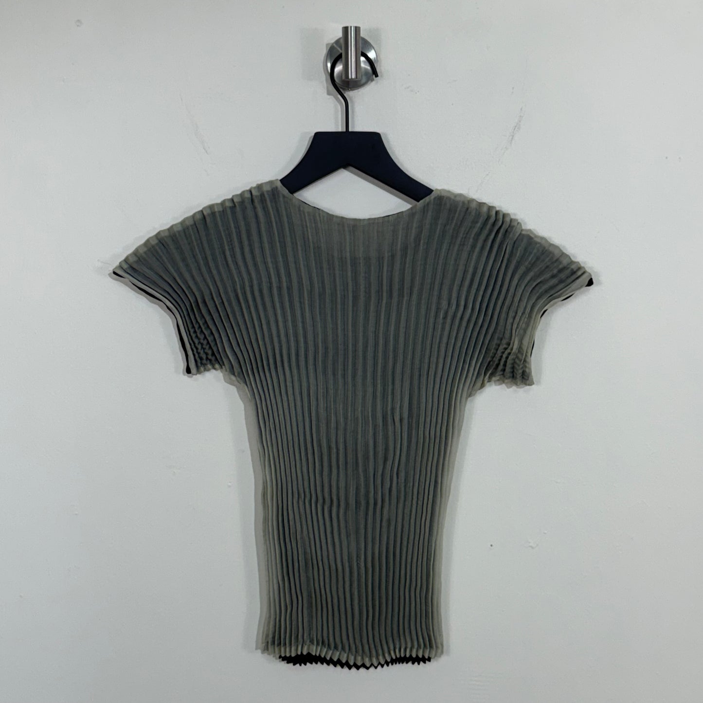 Issey Miyake Pleated Short Sleeve T-Shirt