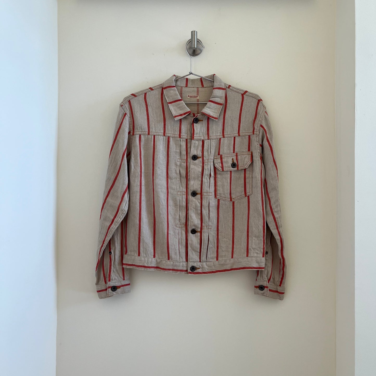 Kapital Striped Linen Jacket