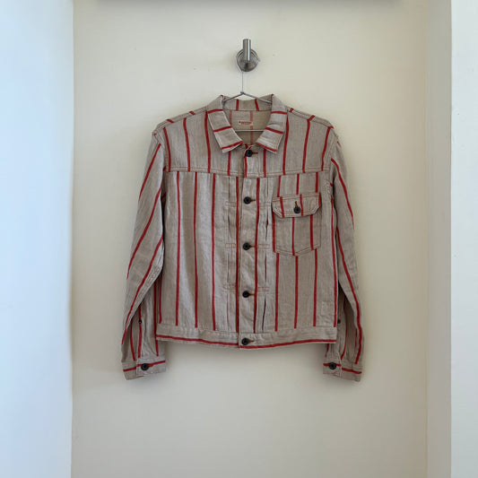 Kapital Striped Linen Jacket