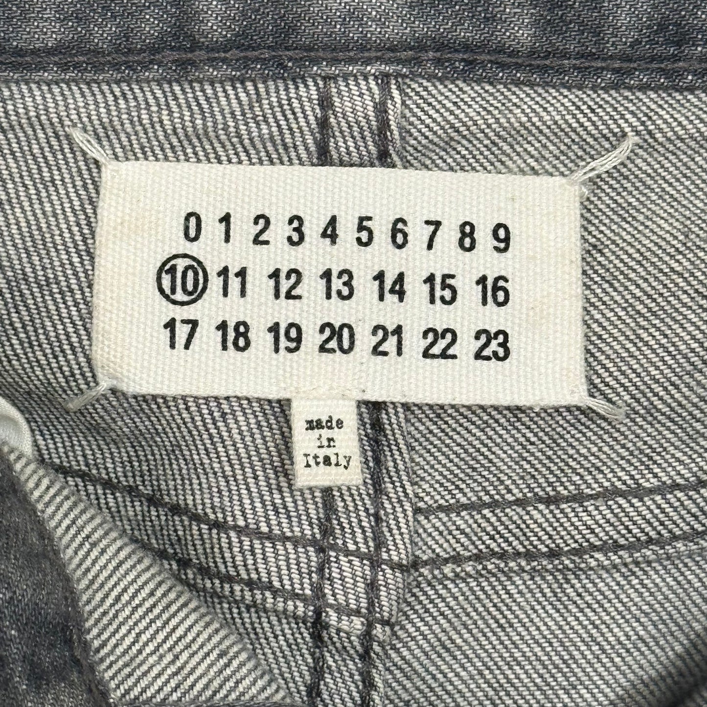 Maison Margiela 2017 Gray Denim