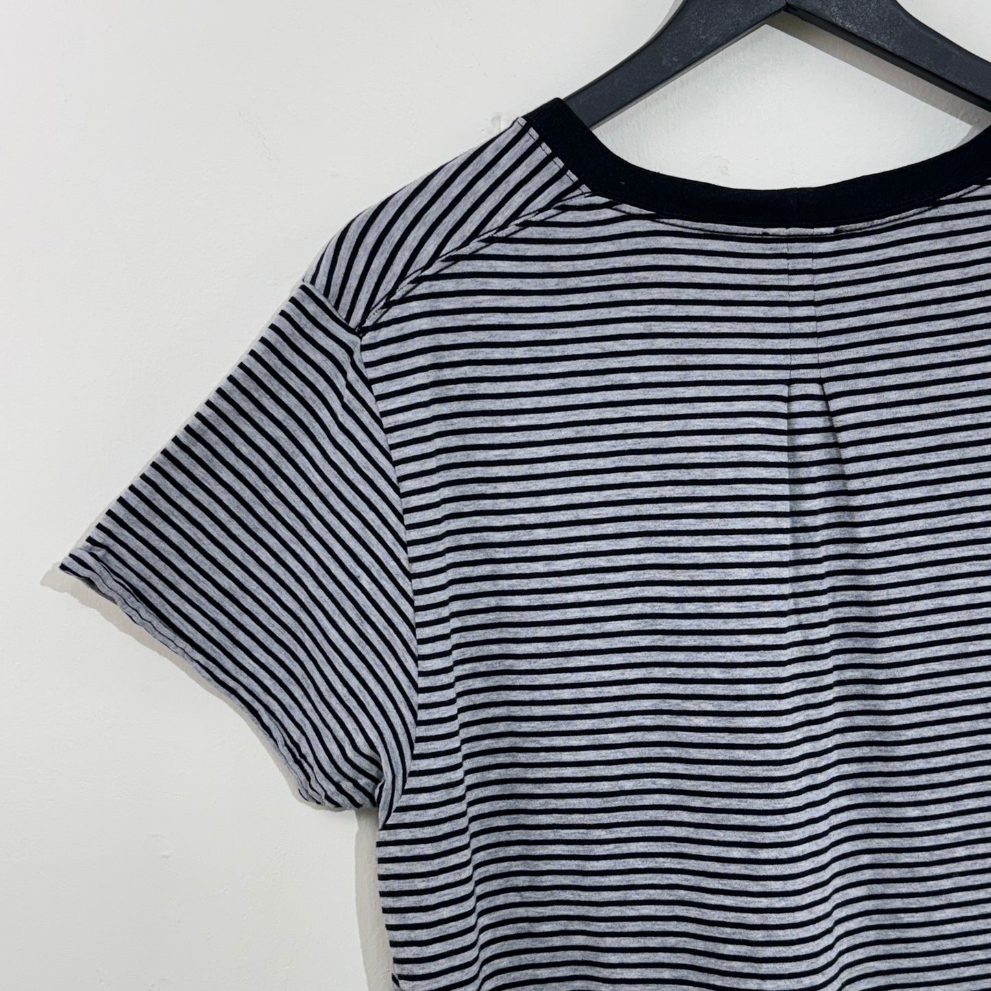 Saint Laurent Paris Striped Short Sleeve T-Shirt