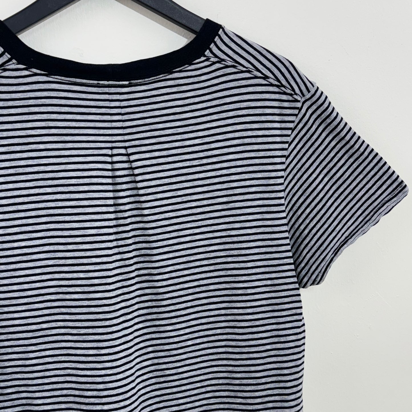 Saint Laurent Paris Striped Short Sleeve T-Shirt