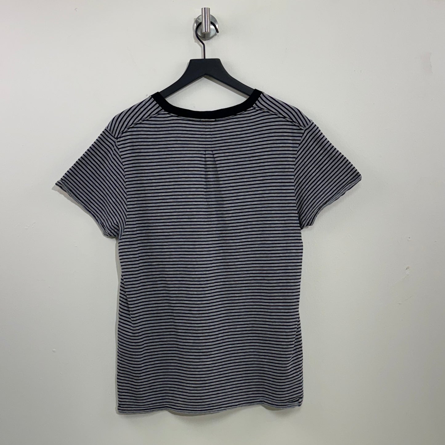 Saint Laurent Paris Striped Short Sleeve T-Shirt