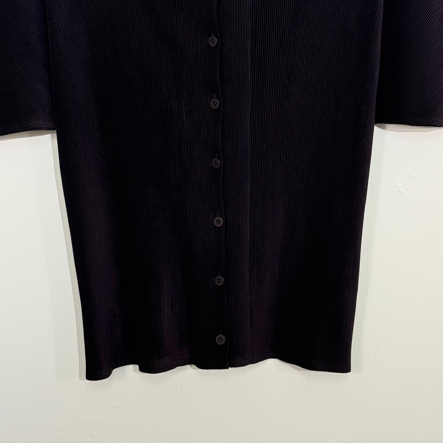 Issey Miyake Pleated Cutsew Blouse