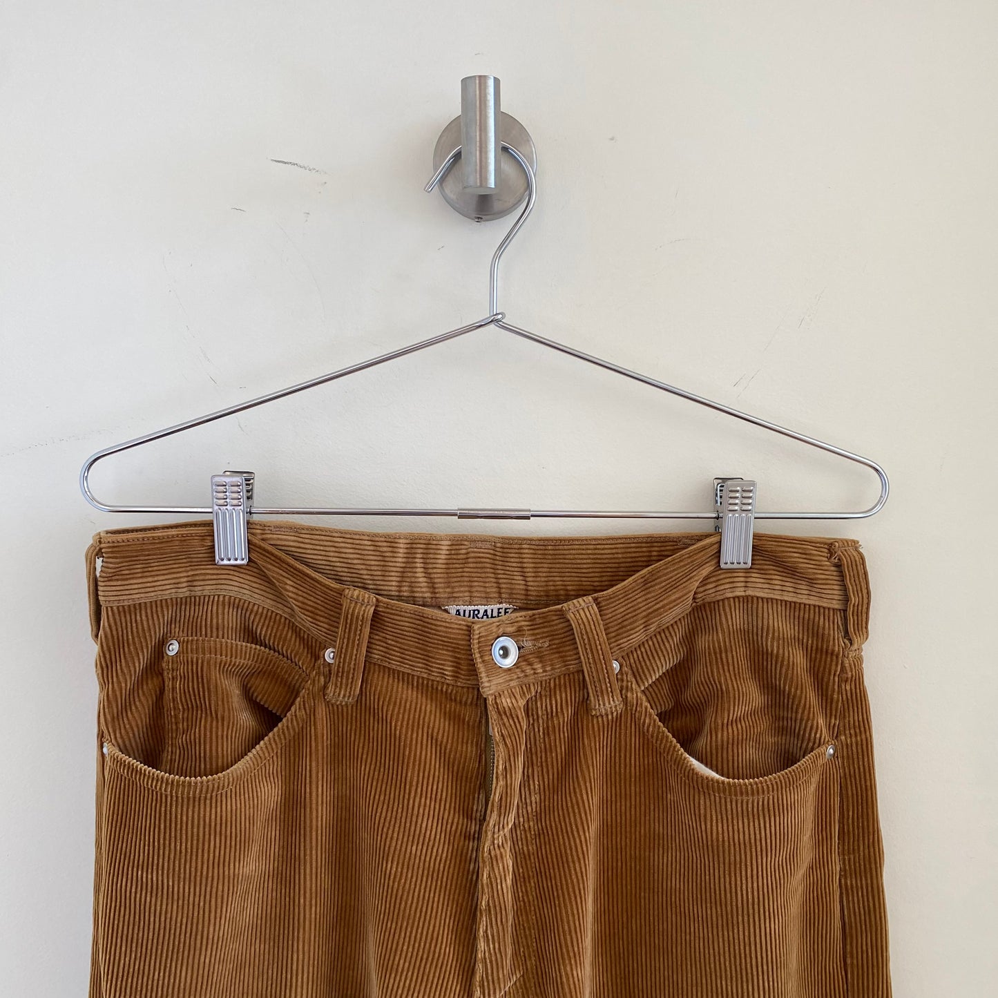 Auralee Wide Corduroy Trousers
