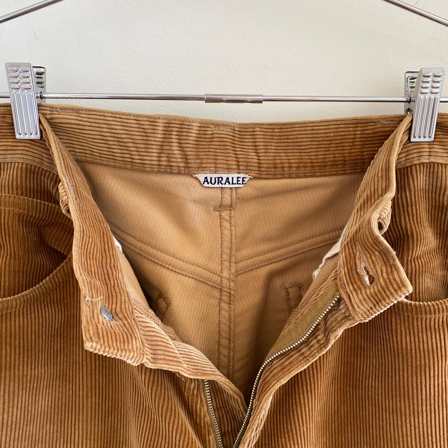 Auralee Wide Corduroy Trousers
