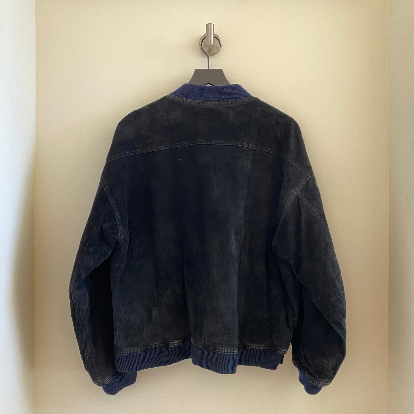 Issey Miyake Sport I.S. Suede Bomber Jacket