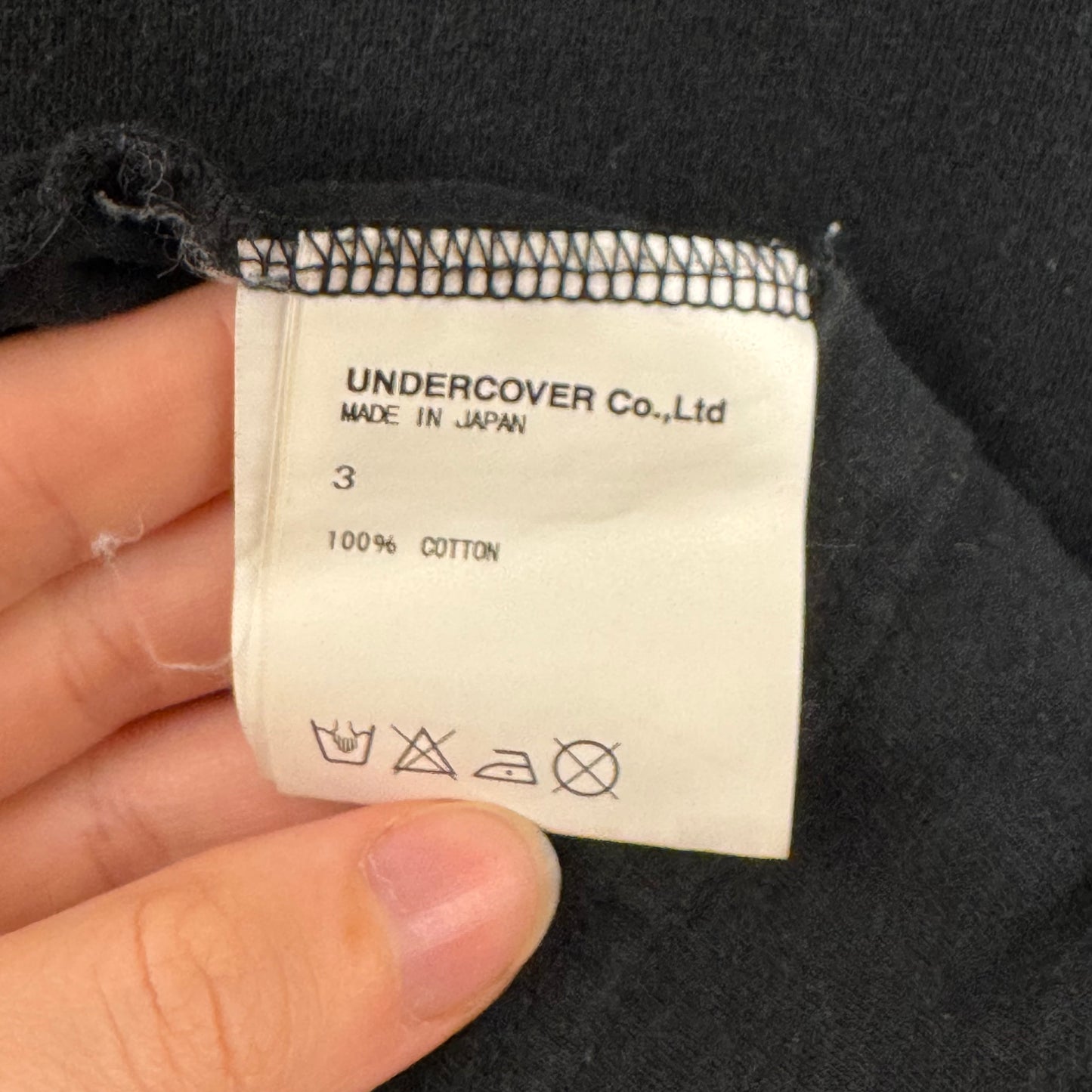 Undercover Black Dieter Rams SS2010 T-Shirt