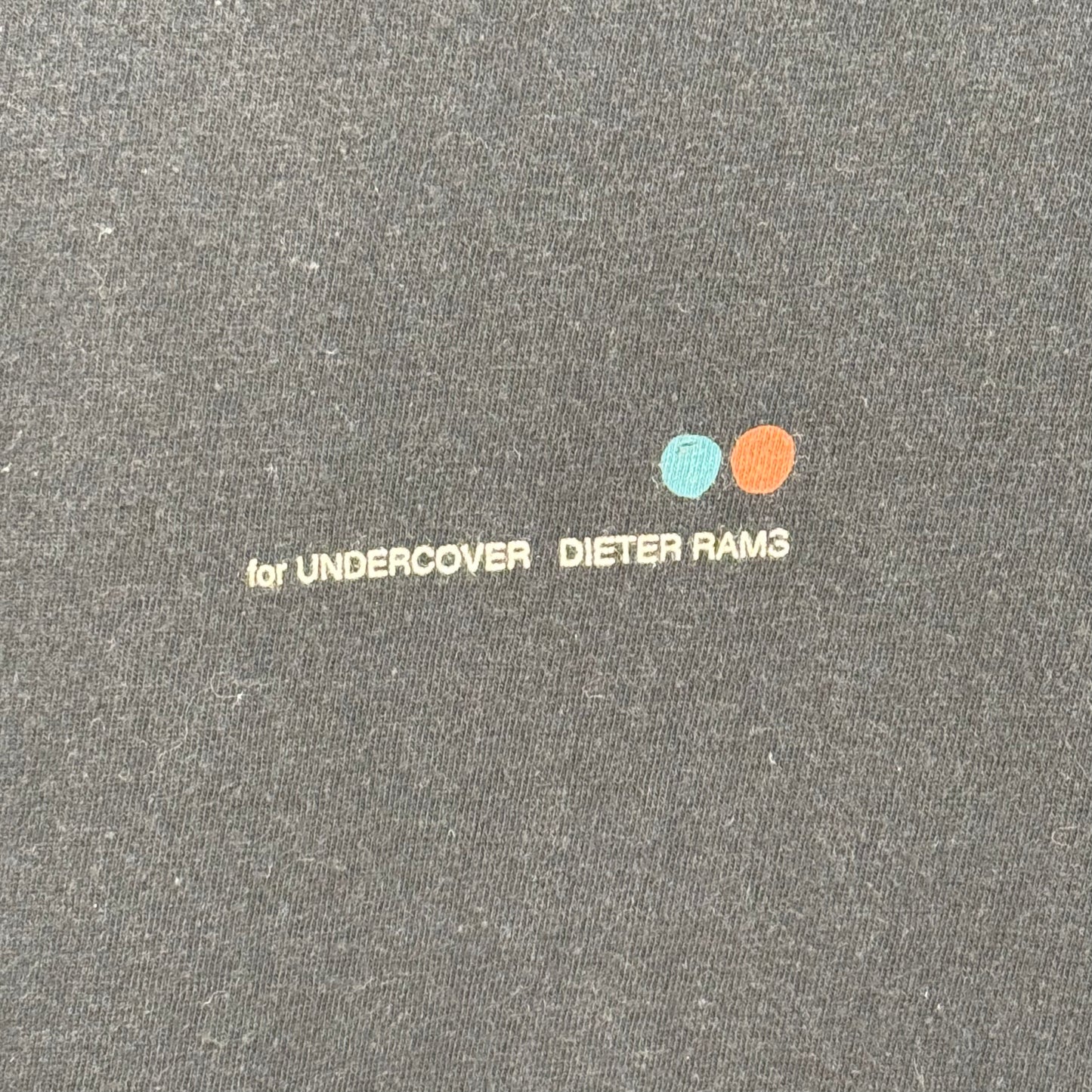 Undercover Black Dieter Rams SS2010 T-Shirt