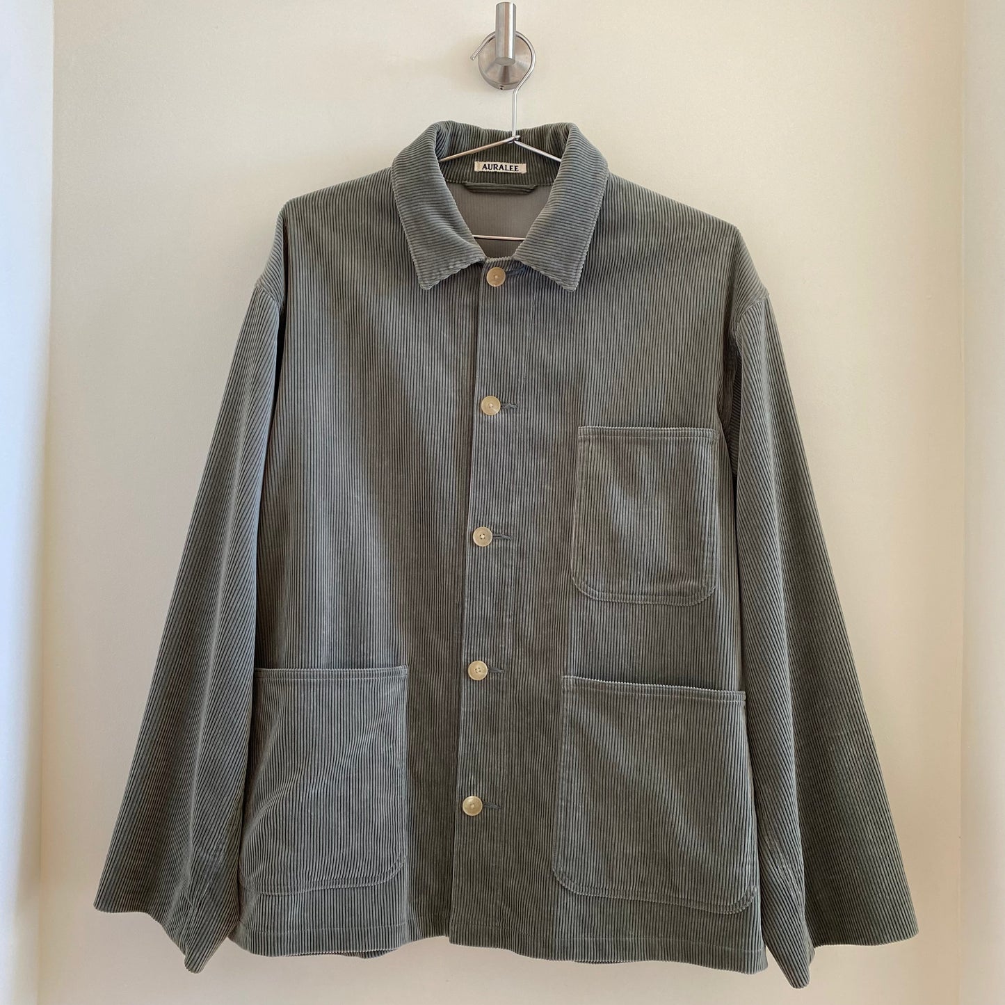 Auralee Corduroy Coverall Jacket