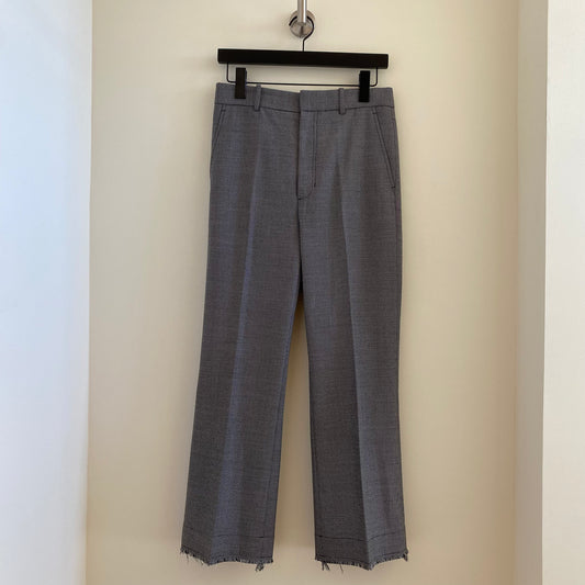 Helmut Lang Raw Hem Slacks